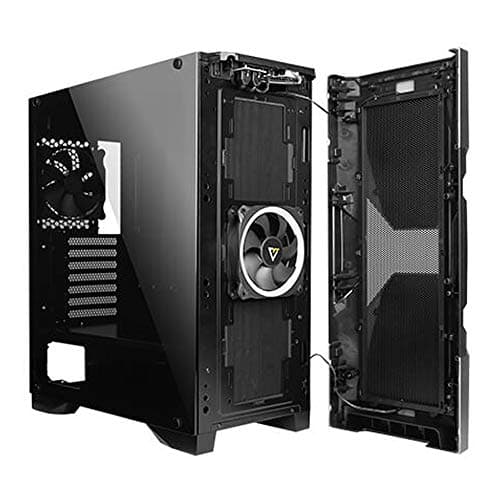 Antec Dark Avenger DA601 E-ATX Mid Tower Case/ARGB Motherboard Sync/Tempered Glass/Prizm 120 ARGB Fan Included image