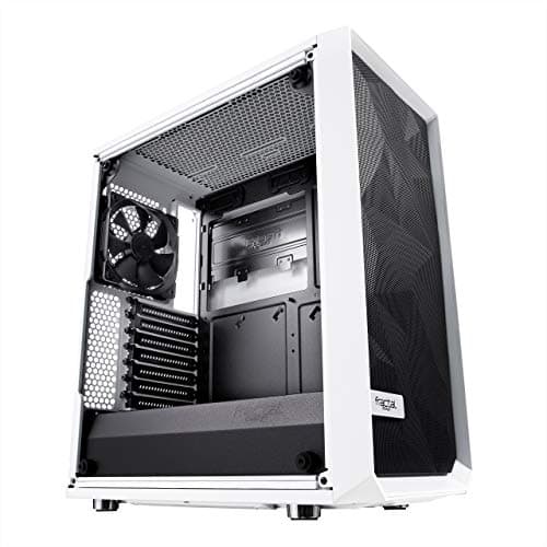 Fractal Design Meshify C ATX Mid Tower White / Black Tempered Glass Side Panel image