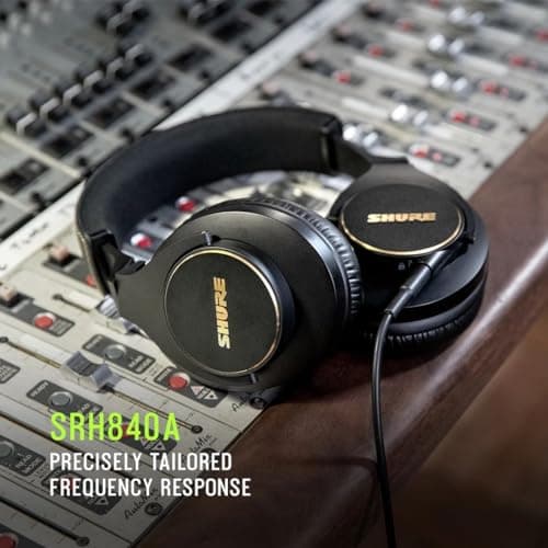 Shure SRH840A Closed-Back Headphones image