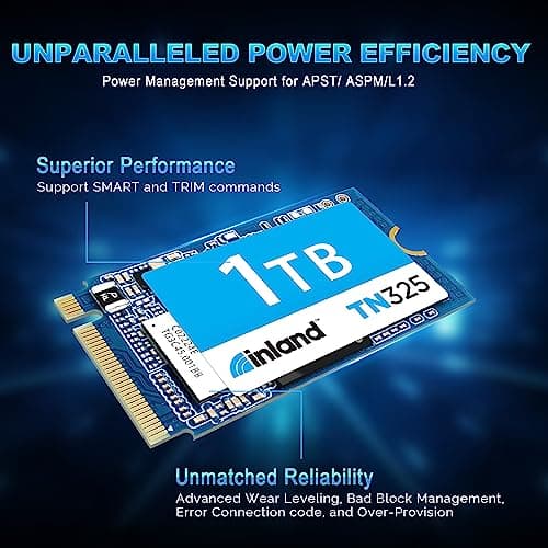 Inland TN325 1TB SSD M.2-2242 PCIe 3.0 NVMe image