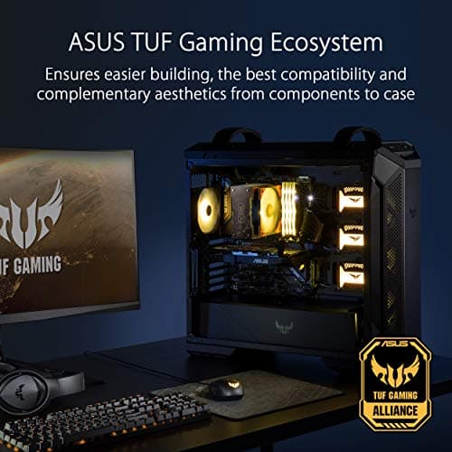 Asus TUF Gaming GT501 ATX Mid Tower Black / Gray with Tempered Glass Side Panel and USB 3.2 Gen 1 Type-A image