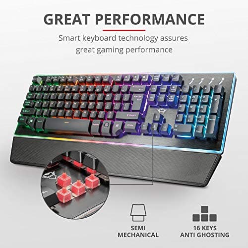 Trust GXT 860 Thura RGB Wired Gaming Keyboard image