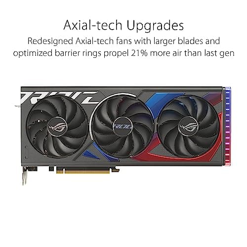 Asus GeForce RTX 4060 Ti ROG Strix GAMING OC 16GB GDDR6 Black / Red image