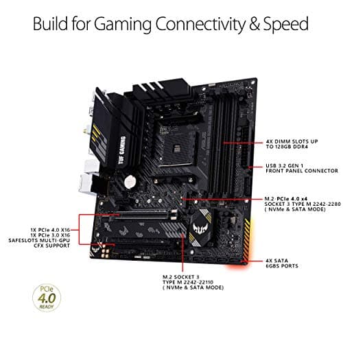 Asus B550 TUF GAMING B550M-PLUS (WI-FI) AM4 DDR4 Micro ATX image