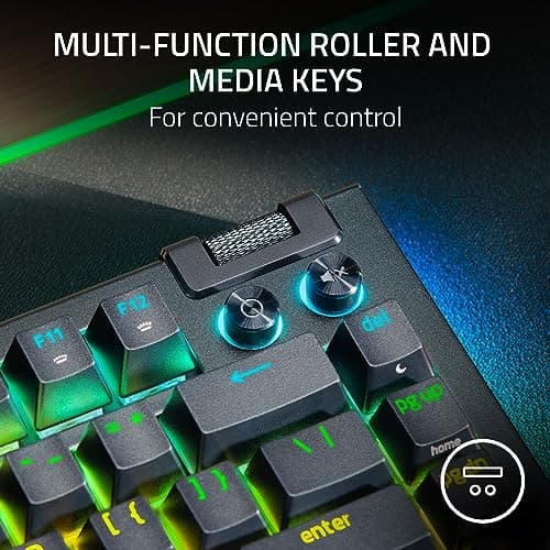 Razer BlackWidow V4 75% RGB Wired Mini Gaming Keyboard image