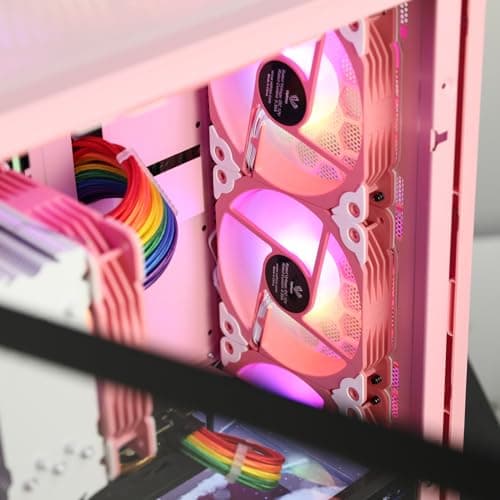 Vetroo ARGB120 120mm Pink PWM RGB 3-Pack image