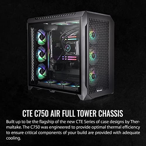 Thermaltake CTE C750 Air ARGB ATX Full Tower Black Tempered Glass image