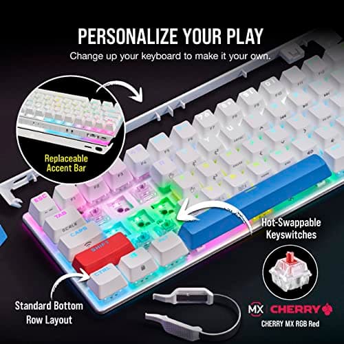 Corsair K70 PRO MINI RGB Bluetooth/Wired/Wireless Mini Gaming Keyboard image
