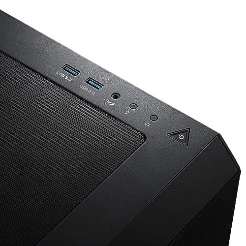 ADATA XPG STARKER ATX Mid Tower Black with Tempered Glass Side Panel, USB 3.2 Gen 1 Type-A Front Panel, and 400 x 215 x 465 mm Dimensions image