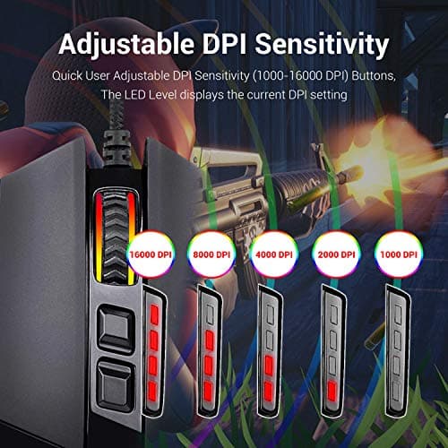 Redragon Mammoth Laser Wired Mouse image