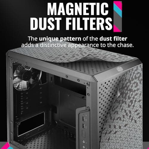 Cooler Master MasterBox Q300L Black Micro ATX Tower Acrylic Side Panel image