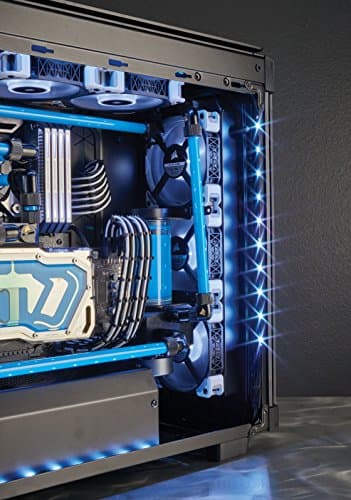 Corsair Obsidian Series 500D Premium ATX Mid Tower Black Tinted Tempered Glass Side Panel, USB 3.2 Gen 2 Type-C & USB 3.2 Gen 1 Type-A Front Panel image