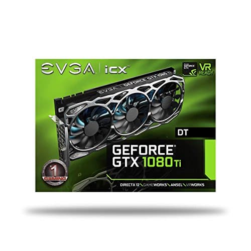 EVGA DT GAMING GeForce GTX 1080 Ti 11GB GDDR5X Silver / Black image