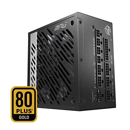 MSI MPG A1000G Fully Modular ATX Power Supply - 1000 Watts ATX 3.1 - Black image