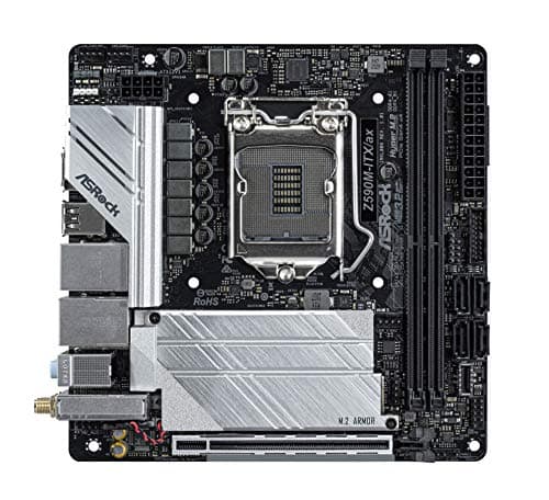 ASRock Z590M-ITX/ax LGA 1200 Mini ITX Intel Motherboard image