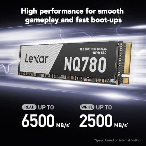 Lexar NQ780 1TB SSD M.2-2280 PCIe 4.0 x4 NVMe image