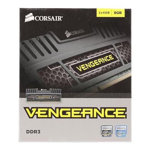 Corsair Vengeance Black / Silver DDR3-1600 CL9 8GB (2x4GB) image