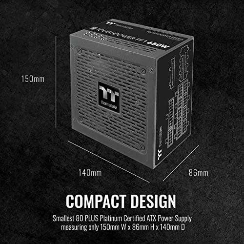 Thermaltake Toughpower PF1 TT Premium Edition Black 750W Fully Modular 80+ Platinum Certified image
