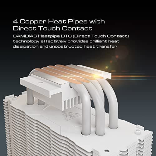 GAMDIAS BOREAS E1 Air 154mm 70.2 CFM Black / Silver image