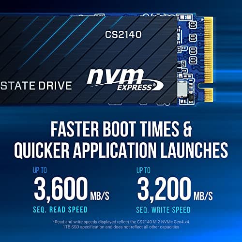 PNY CS2140 2TB SSD M.2-2280 PCIe 4.0 x4 NVMe image