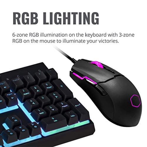 Cooler Master MS110 RGB Wired Gaming Keyboard With Optical Mouse image
