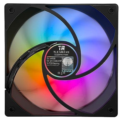 Thermalright TL-C12B-S V3 120mm Black Addressable RGB PWM 66.17 CFM image