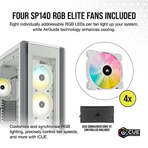 Corsair iCUE 7000X RGB ATX Full Tower White Tempered Glass image