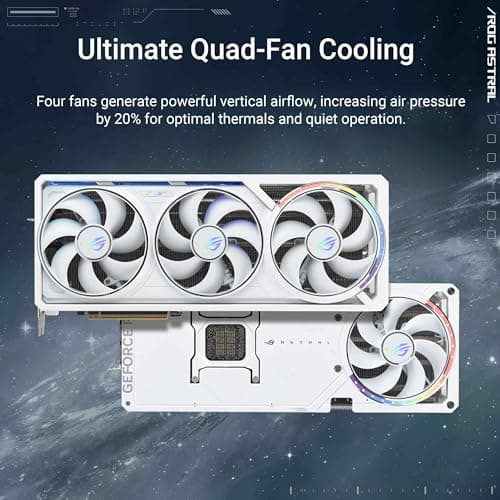 Asus ROG Astral GeForce RTX 5090 32GB GDDR7 White image