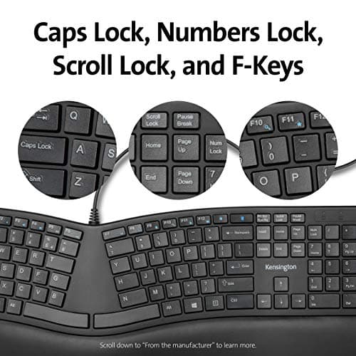 Kensington Pro Fit Ergo Wireless Ergonomic Keyboard image