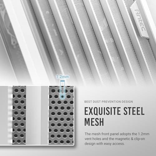 Antec Performance 1 ATX Full Tower White Tempered Glass image