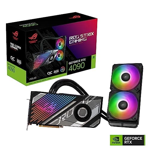 Asus ROG STRIX LC GAMING OC GeForce RTX 4090 24GB GDDR6X Black / Silver image
