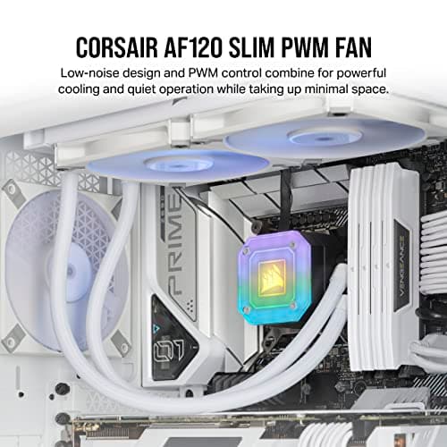 Corsair AF120 SLIM 120mm PWM 56.3 CFM White 1-Pack image