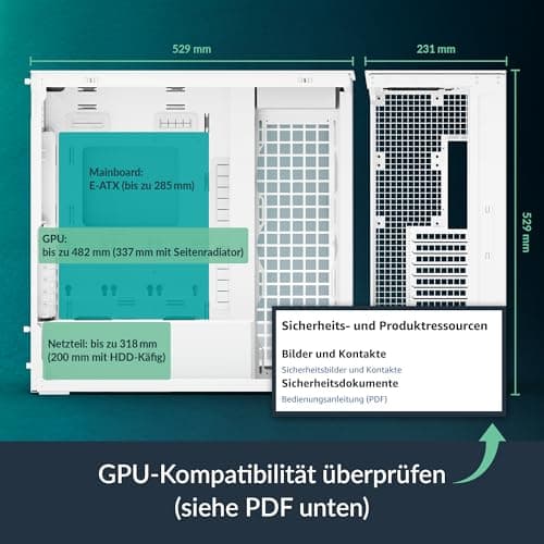 ARCTIC Xtender VG ATX Mid Tower White Tempered Glass image