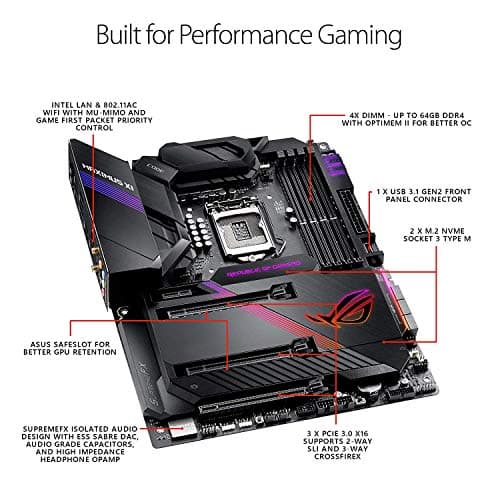 ASUS Republic of Gamers Maximus XI Code LGA 1151 ATX Motherboard image