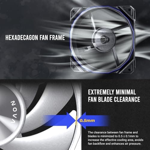 Antec NOVA 120mm White PWM 95.32 CFM 1-Pack image