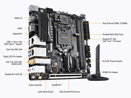 Gigabyte H370 H370N WIFI LGA1151 DDR4 Mini ITX image
