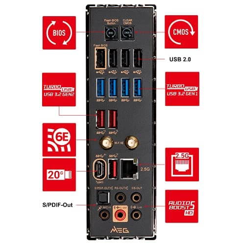 MSI X570S MEG ACE MAX AMD AM4 ATX Motherboard image