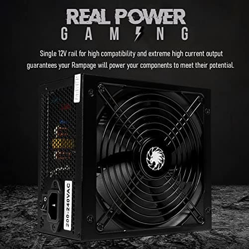 GameMax GP Black ATX 500W Non-Modular 80+ Bronze Certified image