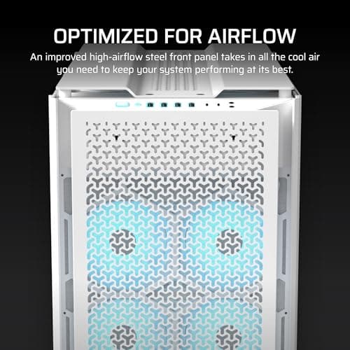 Corsair 9000D RGB AIRFLOW ATX Full Tower White Tempered Glass image