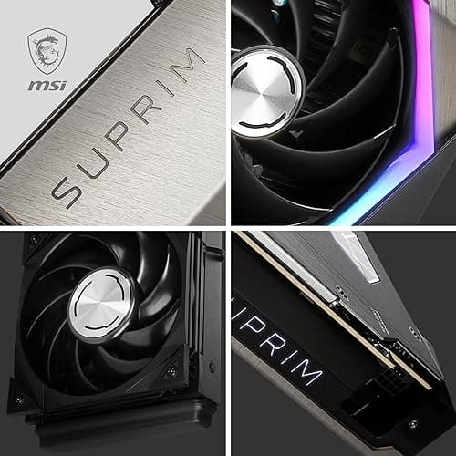 MSI SUPRIM LIQUID GeForce RTX 4090 24GB GDDR6X Black / Silver image
