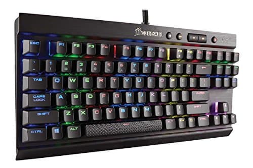 Corsair K65 RGB RAPIDFIRE Cherry MX Speed Silver Wired Gaming Keyboard main image