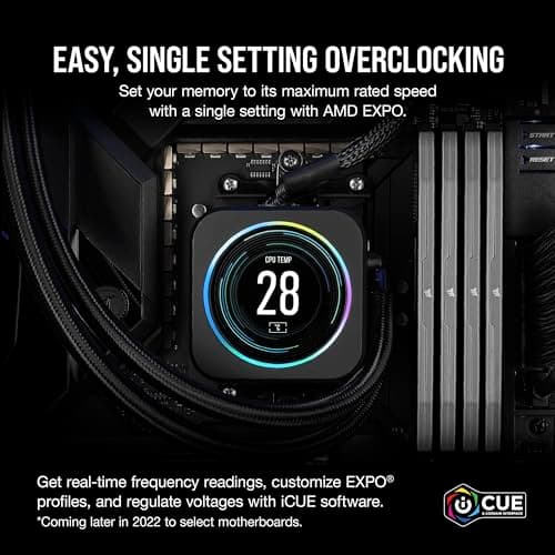 Corsair Vengeance 64GB (2 x 32GB) DDR5-6000 PC5-48000 CL30 Dual Channel Desktop Memory Kit CMK64GX5M2B6000C30 image