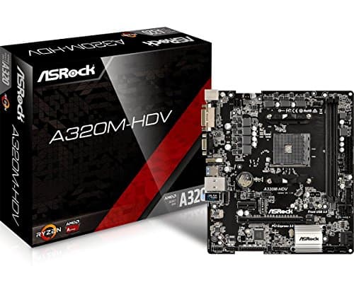ASRock A320 M-HDV AM4 DDR4 Micro ATX image