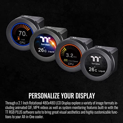 Thermaltake TOUGHLIQUID Ultra RGB 107 CFM Water 420mm Black image