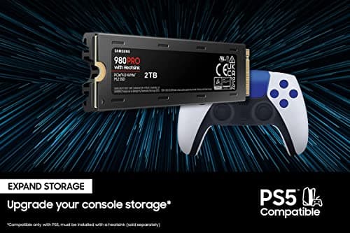 Samsung 980 PRO 2TB M.2 SSD PCIe 4.0 NVMe w/Heatsink image