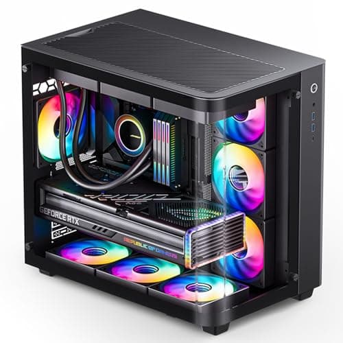 Jonsbo TK-3 ATX Mid Tower Black Tempered Glass Side Panel, USB 3.2 Gen 2 Type-C, USB 3.2 Gen 1 Type-A image