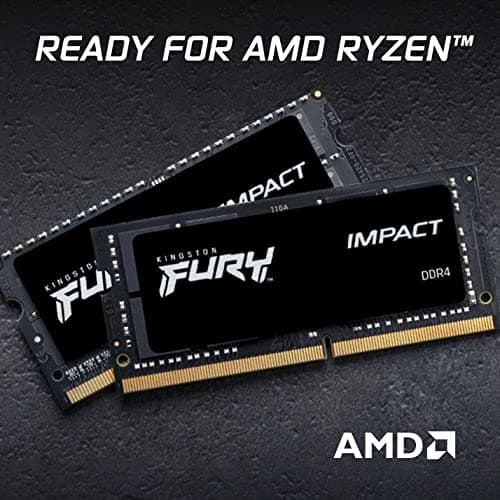 Kingston FURY Impact Black SODIMM DDR4-3200 CL20 32GB (2x16GB) image