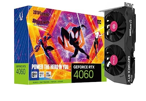 Zotac GAMING OC Spider-Man: Across The Spider-Verse GeForce RTX 4060 8GB GDDR6 Black image
