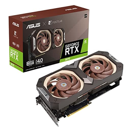 Asus Noctua OC GeForce RTX 3070 LHR 8GB GDDR6 Brown / Black image