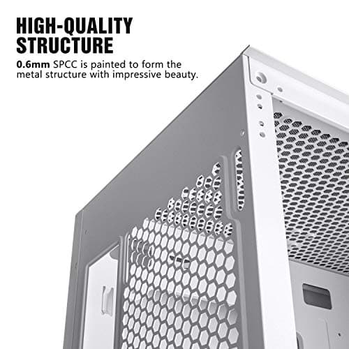 darkFlash DLM 21 MicroATX Mid Tower Black Tempered Glass Side Panel image